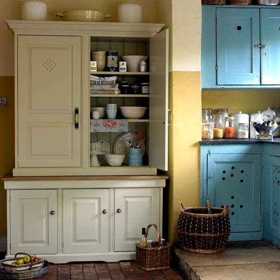 Opt for a country-style colour scheme Opt for a country-style colour scheme | Pantry | Food storage | Country style | How to create the perfect pantry | PHOTO GALLERY | Housetohome.co.uk