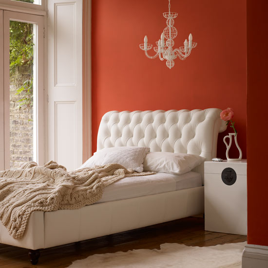 Orange bedroom
