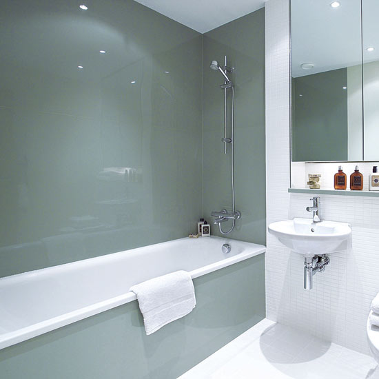 Install sleek glass panels Bathroom with glass panels | Bathroom ideas | Bathroom designs | Bathroom design | PHOTO GALLERY | housetohome.co.uk