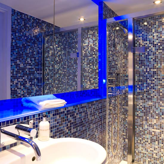 Make a statement with striking colour Bathroom tiles | Bathroom ideas | Bathroom designs | Bathroom design | PHOTO GALLERY | housetohome.co.uk