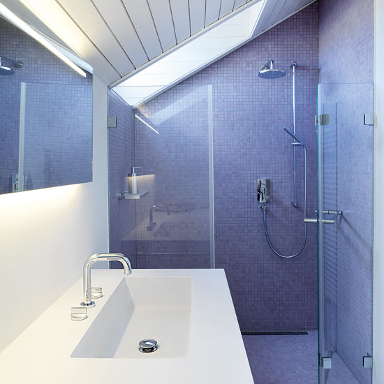 Introduce glamour to a small bathroom Glamorous small bathroom | Bathroom ideas | Bathroom designs | Bathroom design | PHOTO GALLERY | housetohome.co.uk