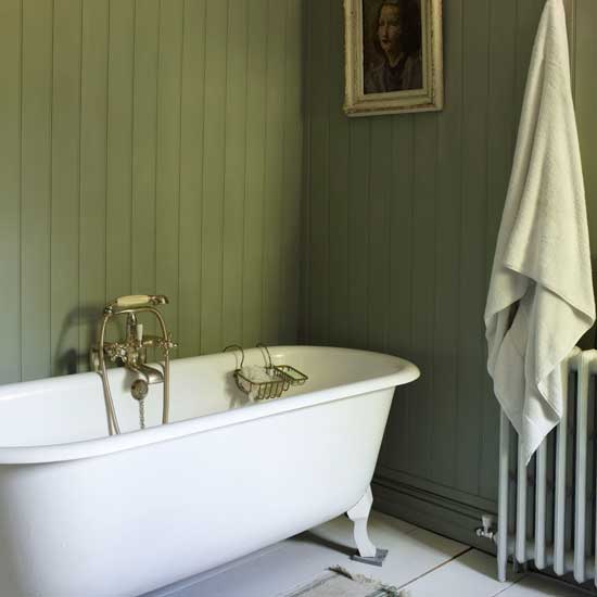 Go for wood panelling Bathroom panelling | Bathroom ideas | Bathroom designs | Bathroom design | PHOTO GALLERY | housetohome.co.uk