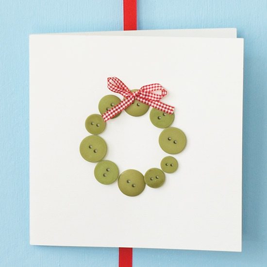 your make ideas paper  craft   card christmas Christmas own cards  on to buttons  housetohome.co.uk How