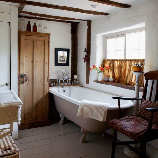 Rustic bathroom Country-style decorating | Country cottage | PHOTO GALLERY | Housetohome.co.uk