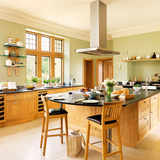 Country kitchen with modern worktops | Country kitchens | Kitchen design | PHOTO GALLERY | Housetohome.co.uk