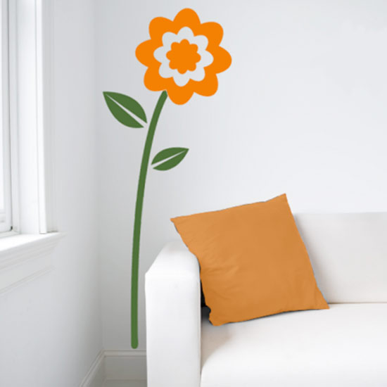 Flower wall stickers | Wall sticker | Decorationg ideas | PHOTO 