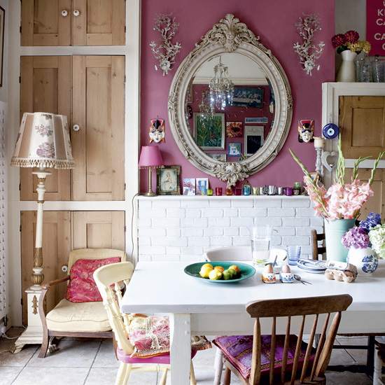 Eclectic kitchen-diner Eclectic kitchen-diner | bold colours | kitchen ideas