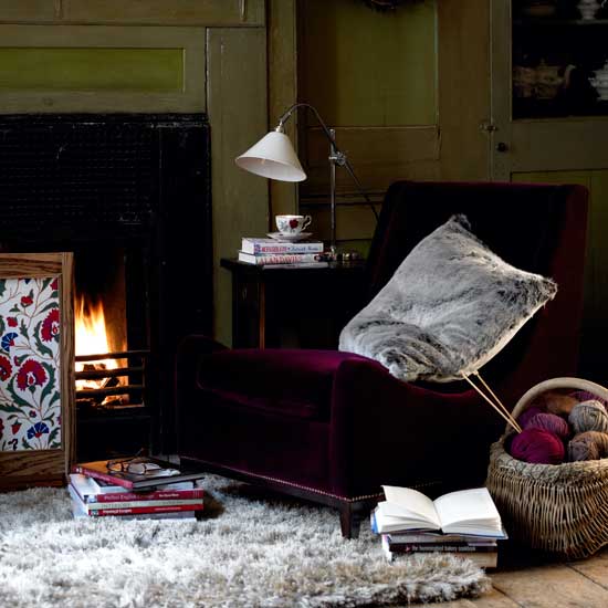 Fireside living room Living room | Fireplace | Image | Housetohome.co.uk