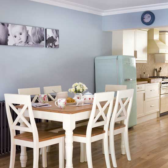 Pale blue kitchen | Kitchen extensions - 25 of the best | Kitchen planning | Beautiful Kitchens | PHOTO GALLERY