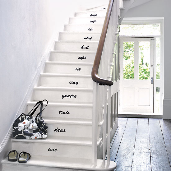 Add impact with stickers Hallway wall stickers | Decorating ideas | Weekend decorating projects | PHOTO GALLERY | Housetohome.co.uk
