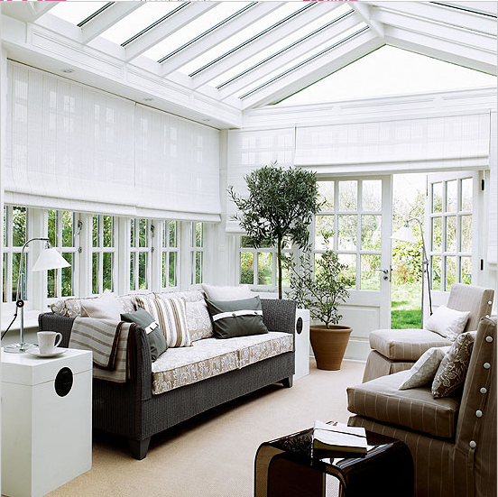 Pleasant green conservatory | Conservatories | Conservatory decorating ideas | PHOTO GALLERY | Housetohome.co.uk