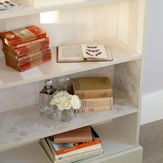 Bedroom shelving | Bedroom wallpaper ideas | Bedroom decorating ideas | PHOTO GALLERY | Housetohome.co.uk