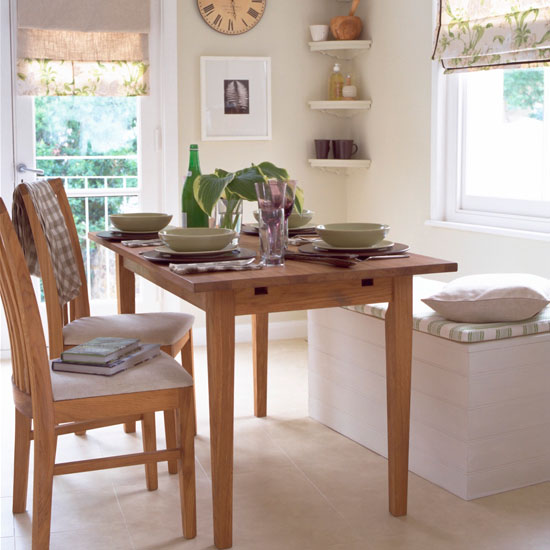 Storage bench | Small kitchen design | PHOTO GALLERY | Beautiful Kitchens | Housetohome.co.uk