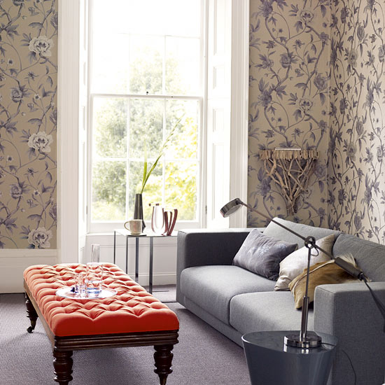 Living room | Decorating ideas | Decorate with accent colour | PHOTO GALLERY | Housetohome.co.uk