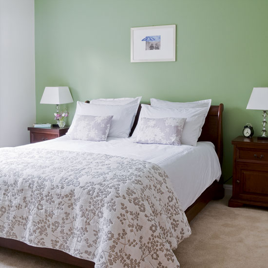 Green bedroom Green bedroom - image - housetohome.co.uk