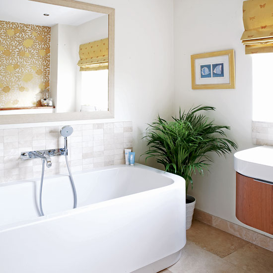Neutral bathroom Neutral bathroom - image - housetohome.co.uk
