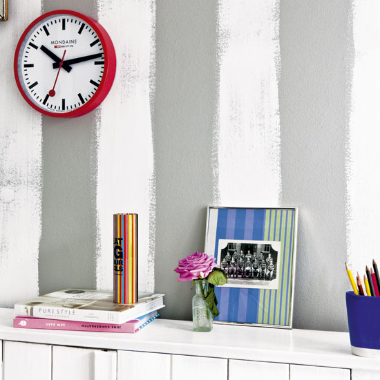 Striped wall
