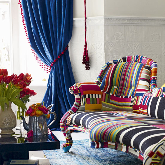 Colourful living room sofa | Colourful living rooms | Living room designs | PHOTO GALLERY | Housetohome.co.uk