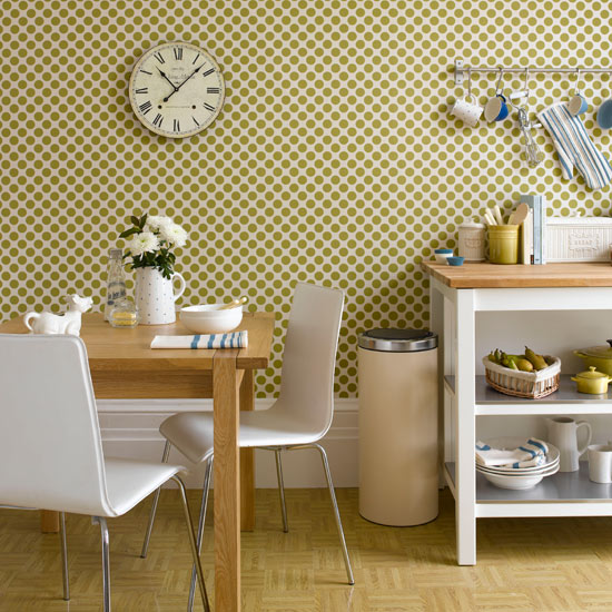 Modern yellow and grey kitchen | Kitchen wallpaper ideas - 10 of the