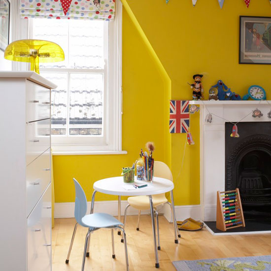 Sunshine yellow boy's bedroom Sunshine yellow boy's bedroom | Boys' bedrooms | Boys' bedroom ideas | Children's rooms | PHOTO GALLERY | Housetohome.co.uk
