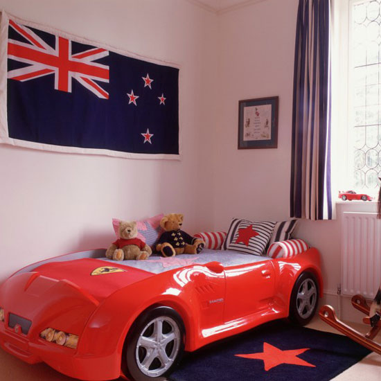 Boy's bedroom with racing car bed Boy's bedroom with racing car bed | Boys' bedrooms | Boys' bedroom ideas | Children's rooms | PHOTO GALLERY | Housetohome.co.uk