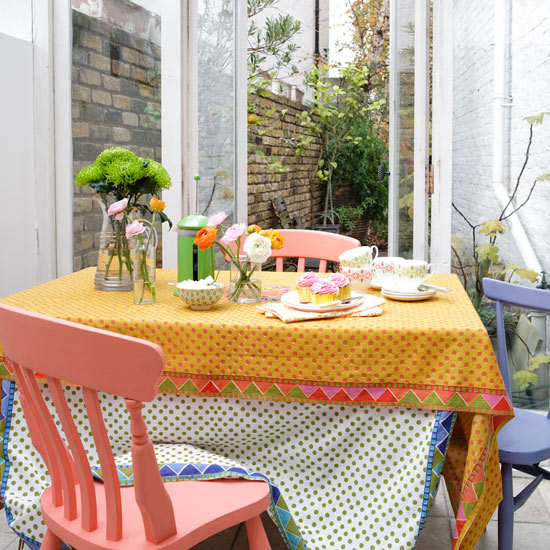 Painted chairs Country kitchen | Accessories | Colourful country accessories | PHOTO GALLERY | Housetohome.co.uk