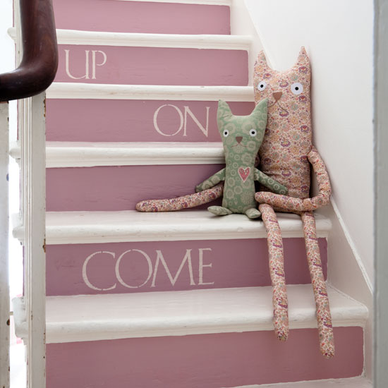 Stripy stairs | Stairwell | Design ideas | Image | Housetohome