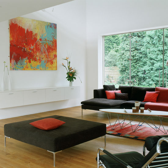Contemporary living space | Modern living rooms | Contemporary living rooms | PHOTO GALLERY | Housetohome.co.uk