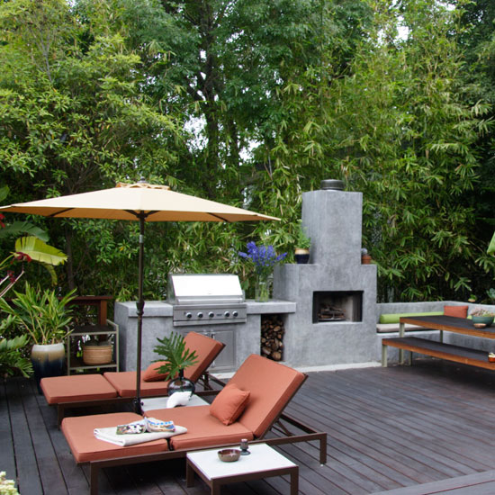 Gather round a fireplace | Urban garden ideas - 10 design tricks | Garden inspiration | Livingetc | PHOTO GALLERY