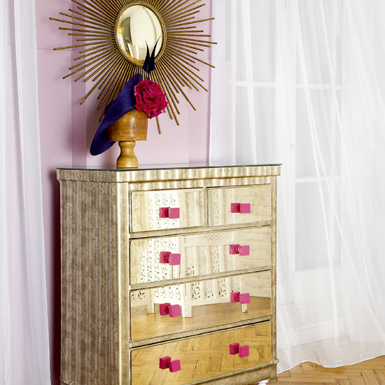 Gild a chest of drawers | Celia Rufey's furniture decorating tips and advice | Furniture decorating ideas | Celia Rufey | PHOTO GALLERY | FAQ | Homes & Gardens | Housetohome