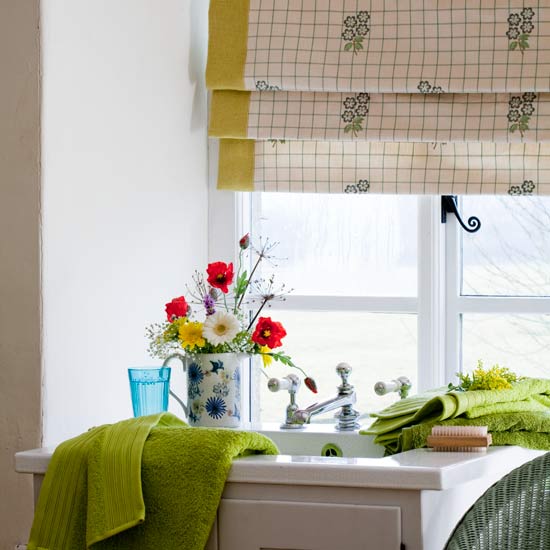 Summer bathroom