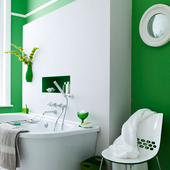 White and green bathroom | Bathroom design ideas | Bathrooom | PHOTO GALLERY | Livingetc