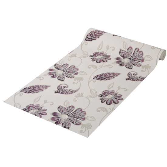 Petal print wallpaper from Homebase Bedroom wallpapers | Wallpapers | Decorating ideas | PHOTO GALLERY | Housetohome.co.uk