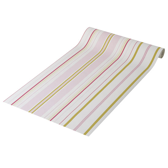 Stripe wallpaper from Casadeco Bedroom wallpapers | Wallpapers | Decorating ideas | PHOTO GALLERY | Housetohome.co.uk