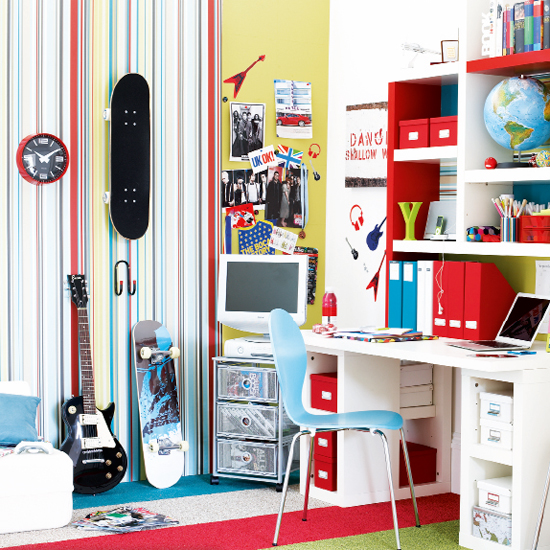Create areas for work and play | Bedroom ideas for young adults | Children's bedrooms | PHOTO GALLERY | Housetohome