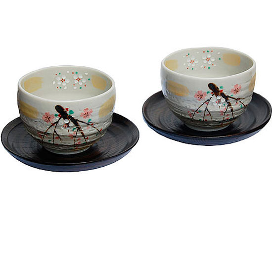 Cherry Blossom teacup and saucer set from Not On The High Street