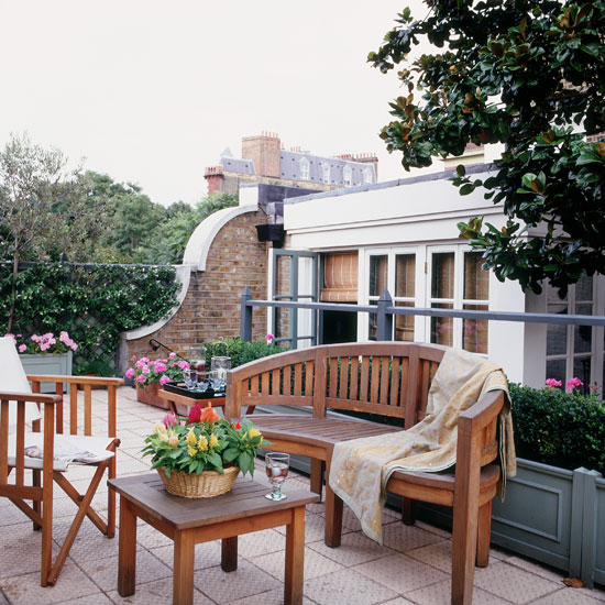Smart roof garden