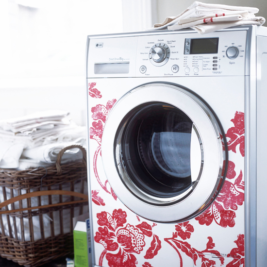 Washing machine stickers Washing machine stickers | Utility rooms | Laundry rooms | Decorating ideas | PHOTO GALLERY | Housetohome.co.uk