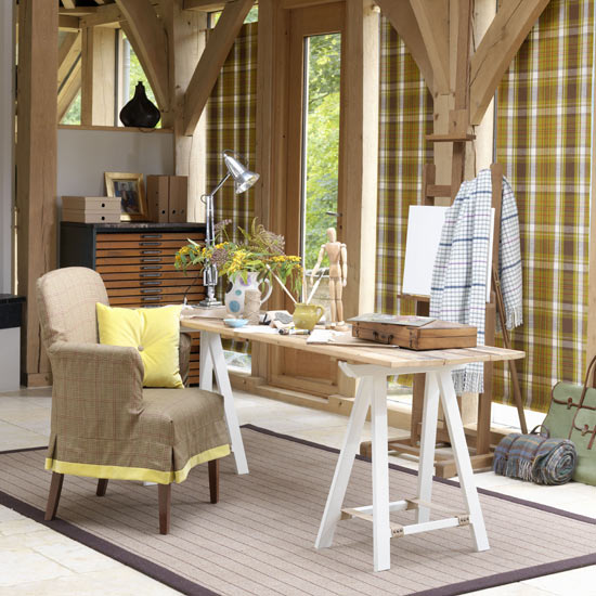 Highland-inspired home office | Country-style home offices | home office | country-style decorating | image | housetohome.co.uk