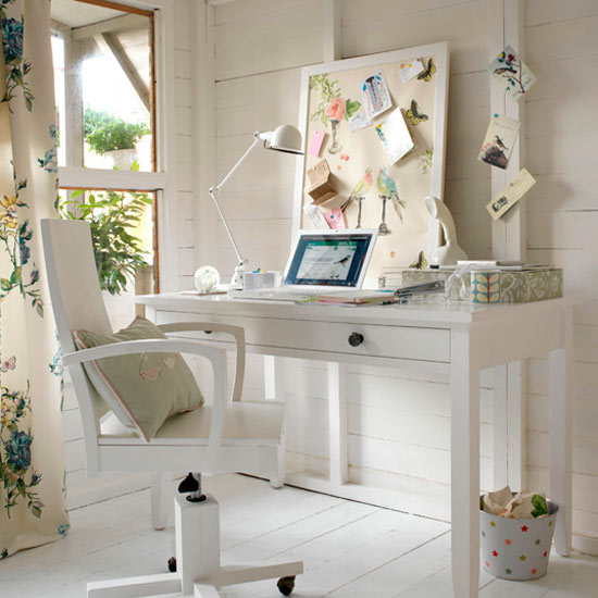 Organised country-style home office | Country-style home offices | home office | country-style decorating | image | housetohome.co.uk