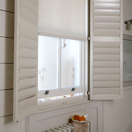 Bathroom shutters | Bathroom ideas | Bathroom design ideas | Bathroom | PHOTO GALLERY | Housetohome.co.uk