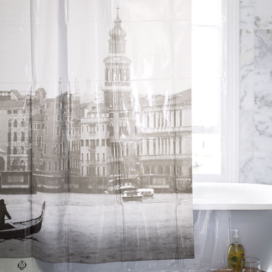 Modern shower curtain | Bathroom finishing touches | Bathroom accessories | PHOTO GALLERY | Housetohome