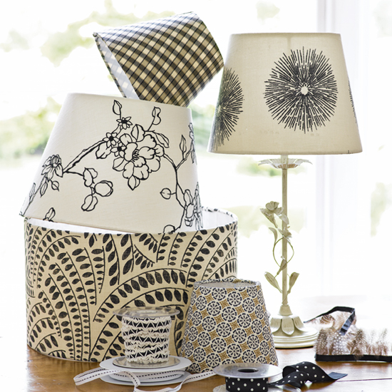 Transform an old lampshade into a stylish accessory