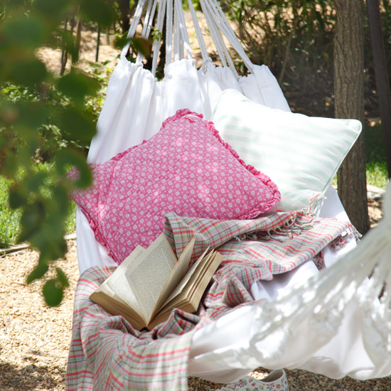 Patio with country-style hammock | Patio design ideas | Gardens | PHOTO GALLERY | Housetohome.co.uk