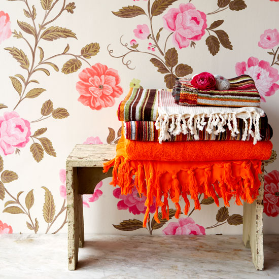 Floral bedroom wallpaper | Bathroom wallpaper | image