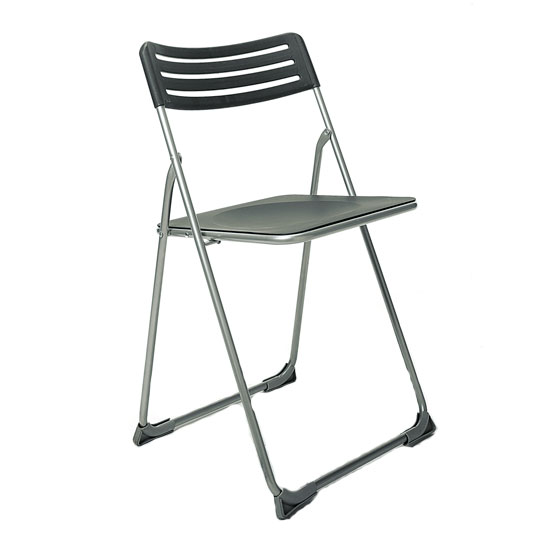 Black folding kitchen chair from Argos Kitchen chairs Kitchen