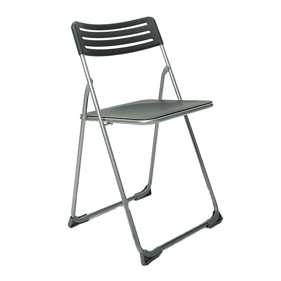 Black folding kitchen chair from Argos | Kitchen chairs | Kitchen