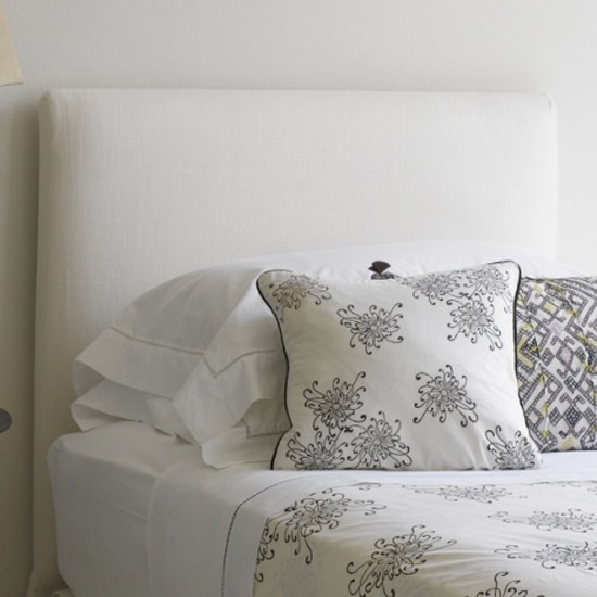 Neutral headboard from the Sleep Room