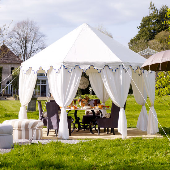 Opulent outdoor living area