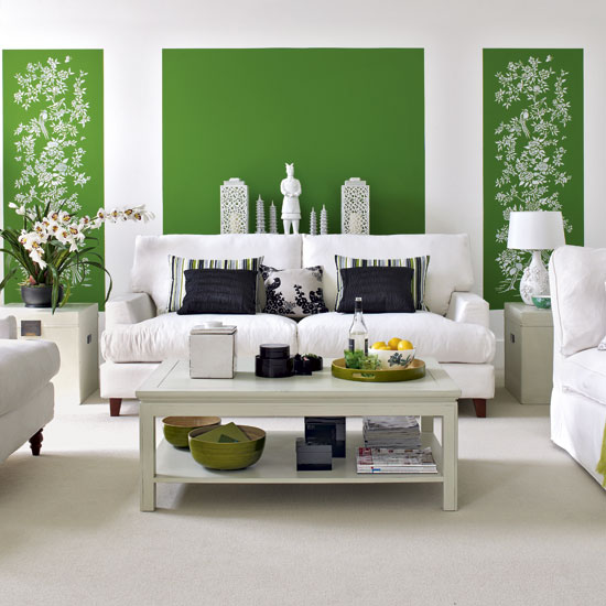 Green living room | Living room designs | Image | Housetohome.co.uk